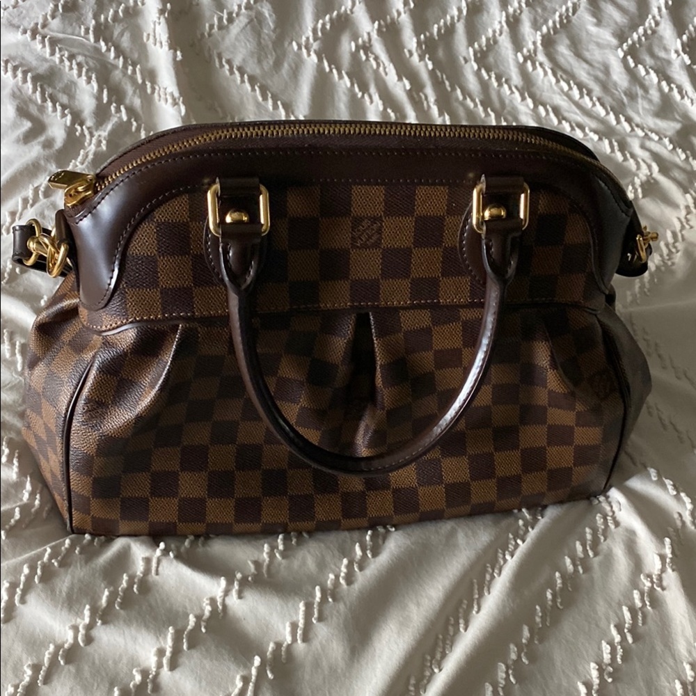 Louis Vuitton Brown Satchel with Signature Craftsmanship